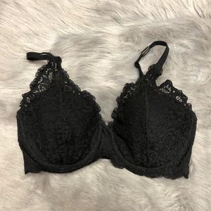 NWT Black 32DDD Victoria Secret Lace Demi Bra